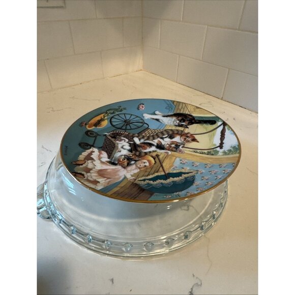Country Kitties Stroller Derby By Gre Gerardi The Hamilton Collection Plate - Picture 15 of 16
